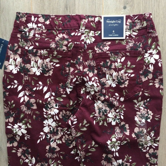 Charter Club Lexington Printed Straight Leg Jeans - Picture 8 of 8